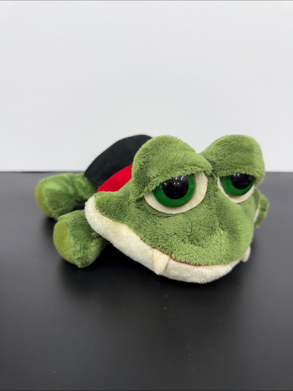 Russ Berrie Lil Peepers Frogula Halloween Dracula Frog 8” Plush Stuffed Animal
